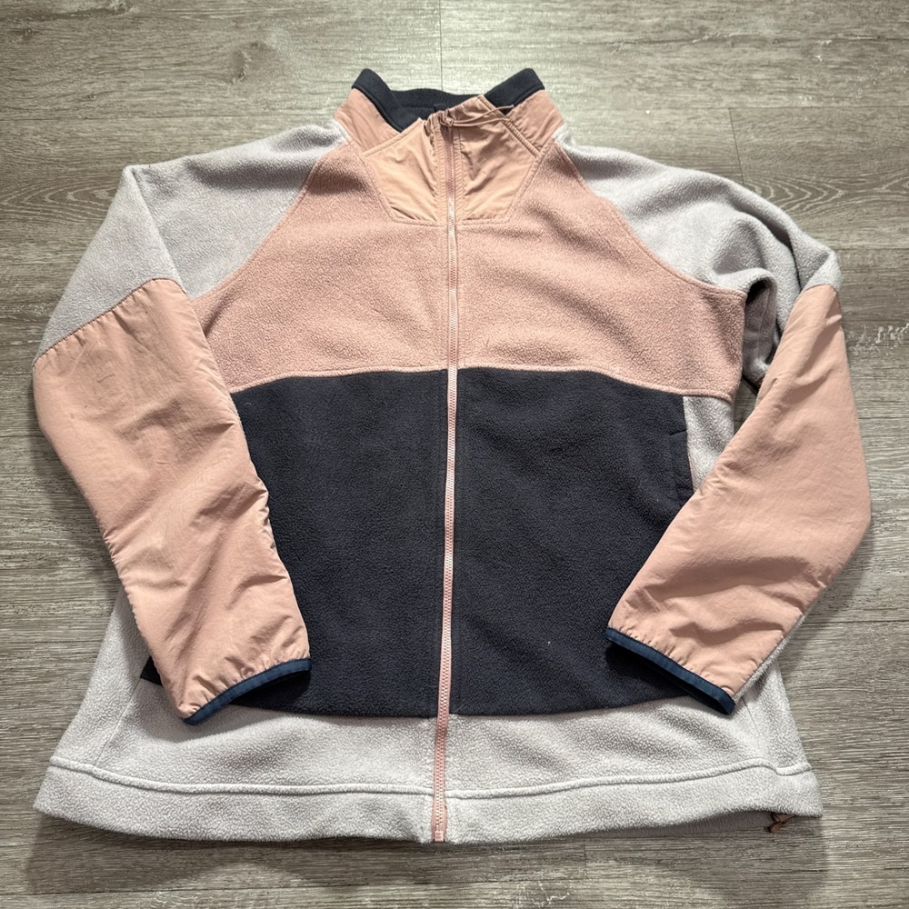 Mountain Hardwear Jacket Womens XL Pink Fleece Polyester Full Zip Gorpcore Hike